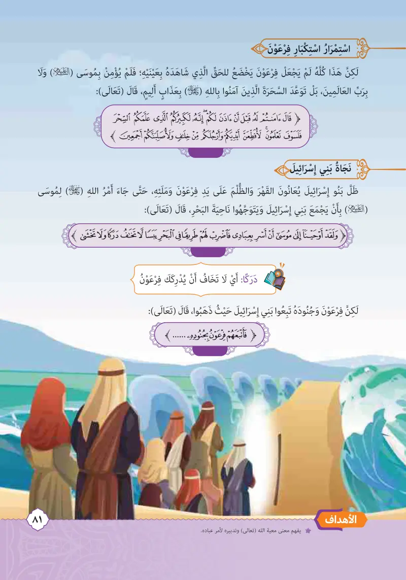 الدرس الرابع: خروج موسى عليه السلام من مصر