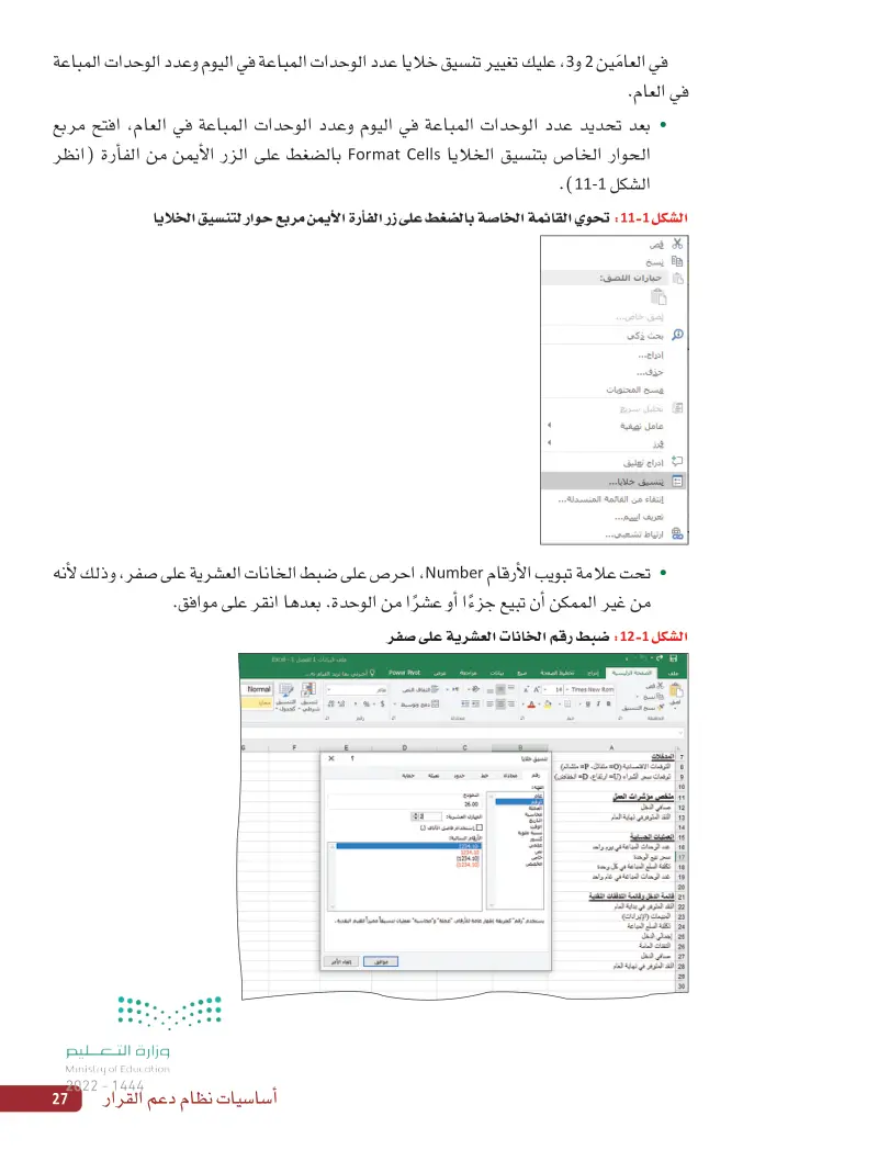 1. أنظمة دعم القرار القائمة على جداول البيانات
