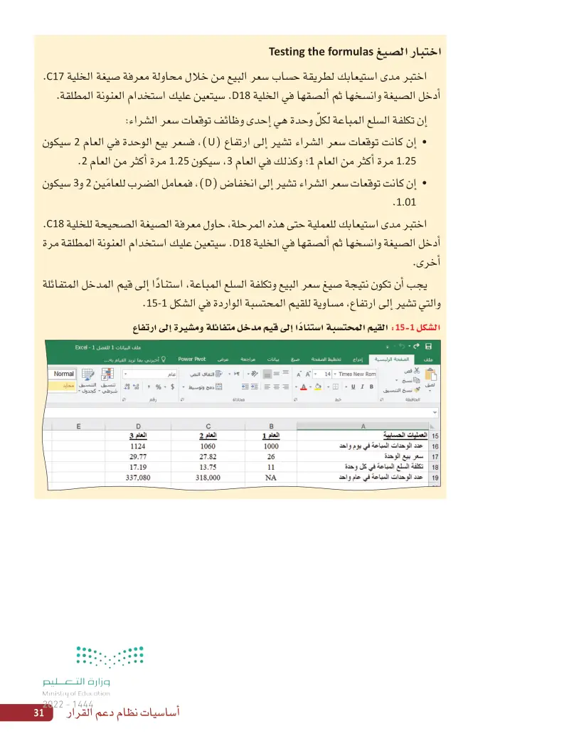1. أنظمة دعم القرار القائمة على جداول البيانات