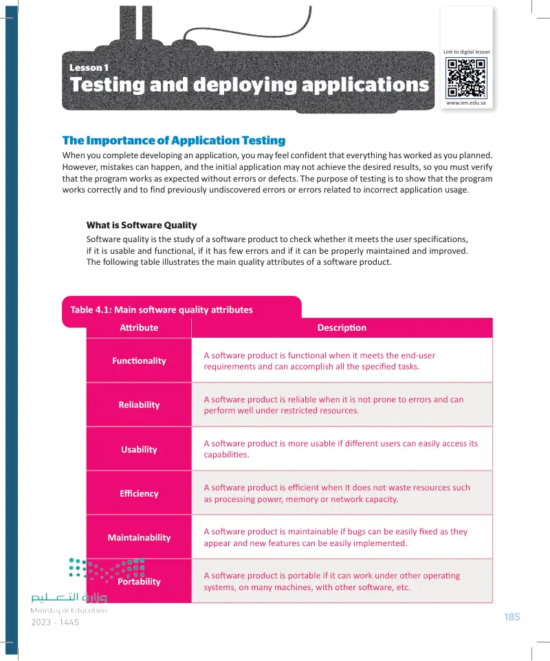 Lesson 1 Testing and Deploying Applications