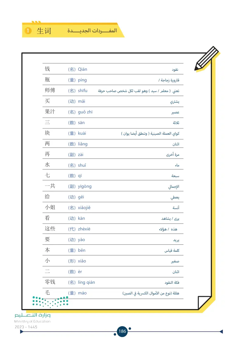 1.5 بكم ثمن القارورة؟