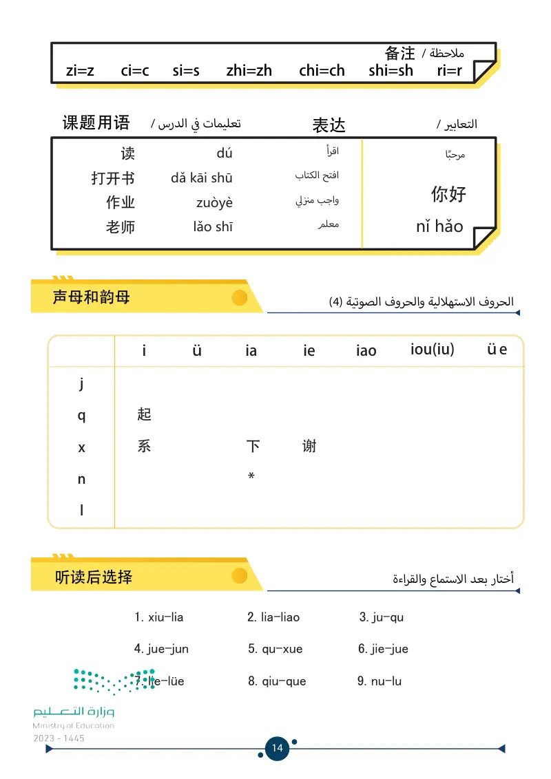 1.2 نطق النغمات والصوتيات