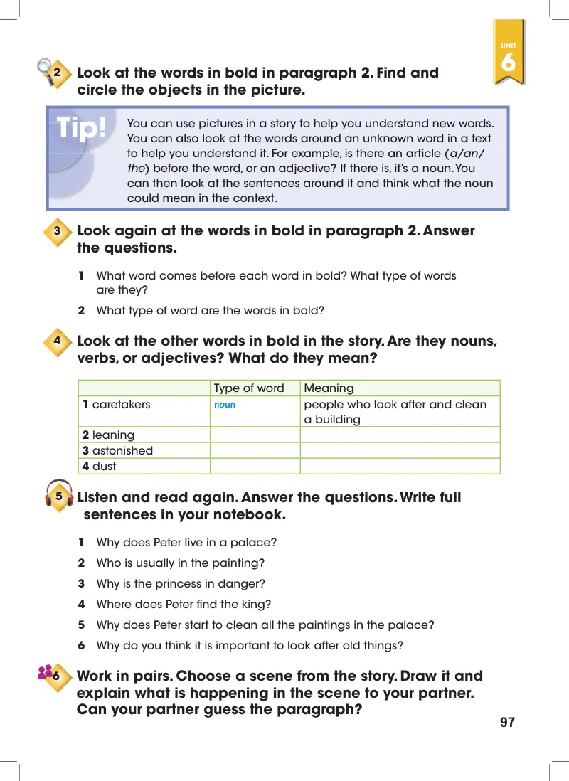 LESSON 3 STORY: THE MISSING KING