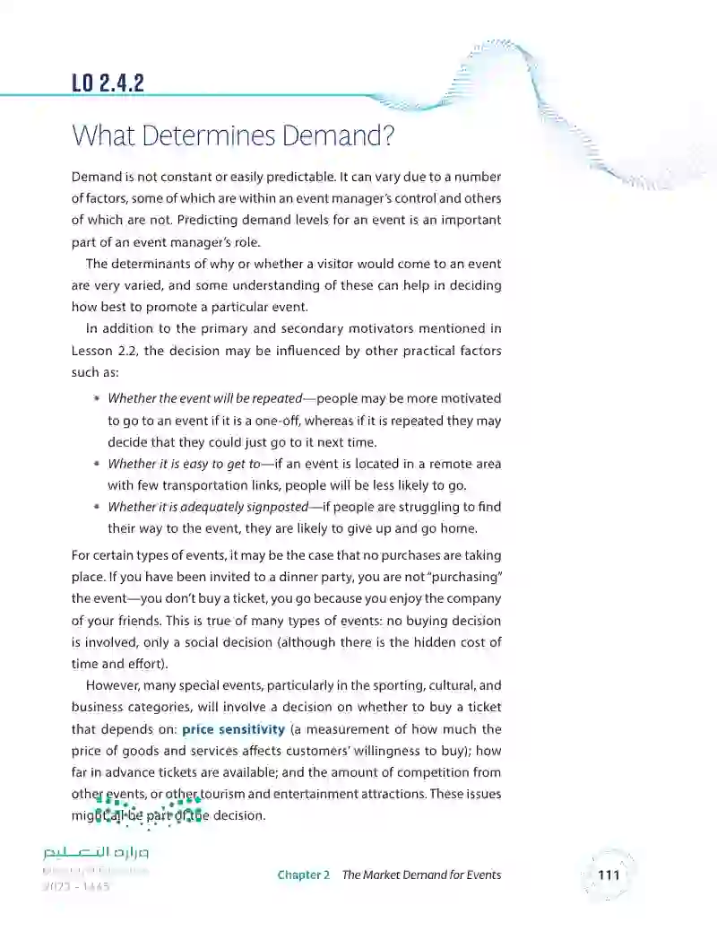 2.4 The Structure of Demand