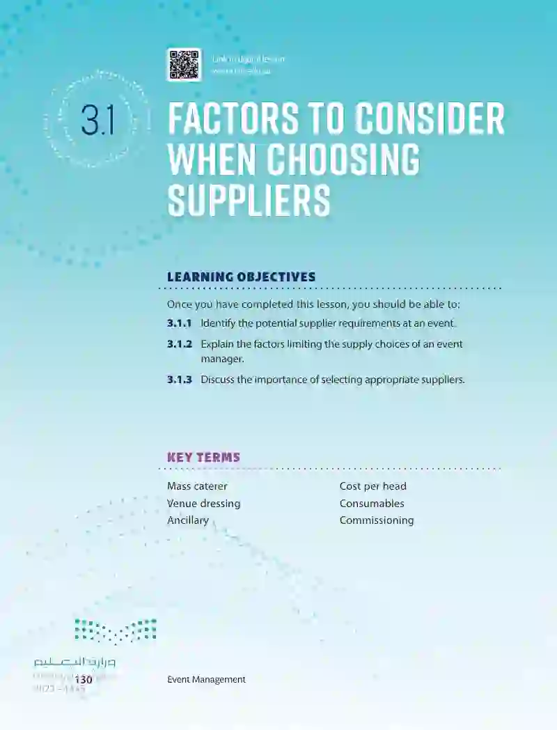 3.1 Factors to Consider When Choosing Suppliers