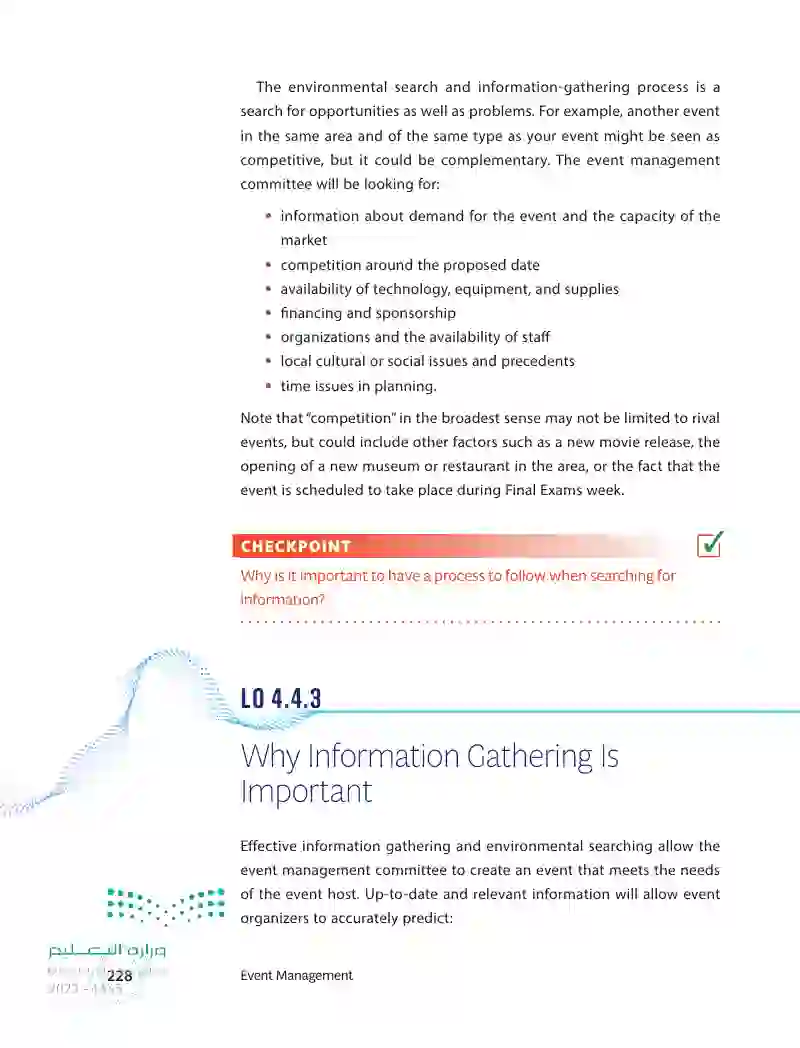 4.4 Information Gathering and Environmental Searching