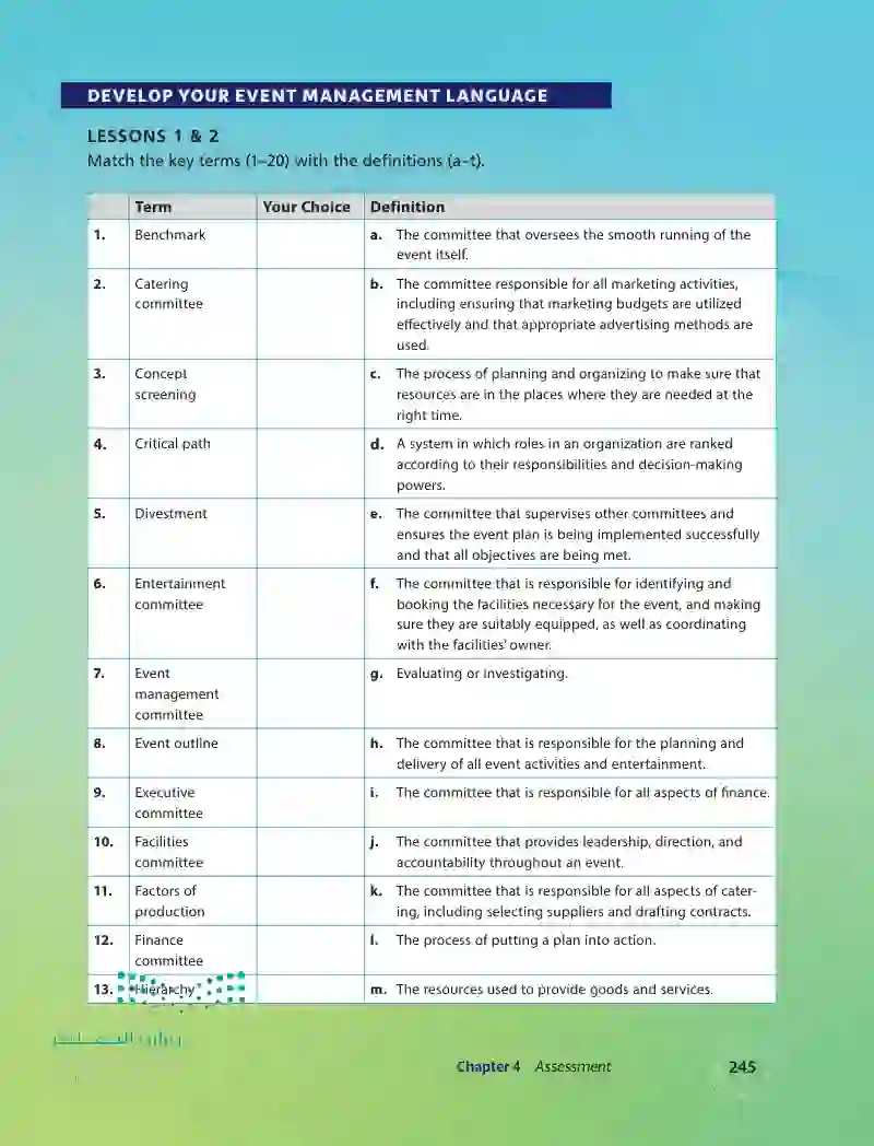 Chapter 4 Assessment