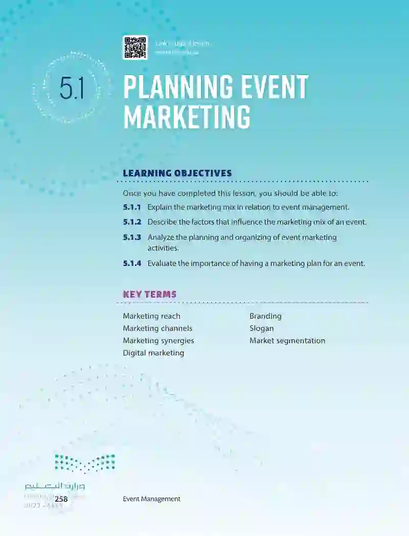 5.1 Planning Event Marketing