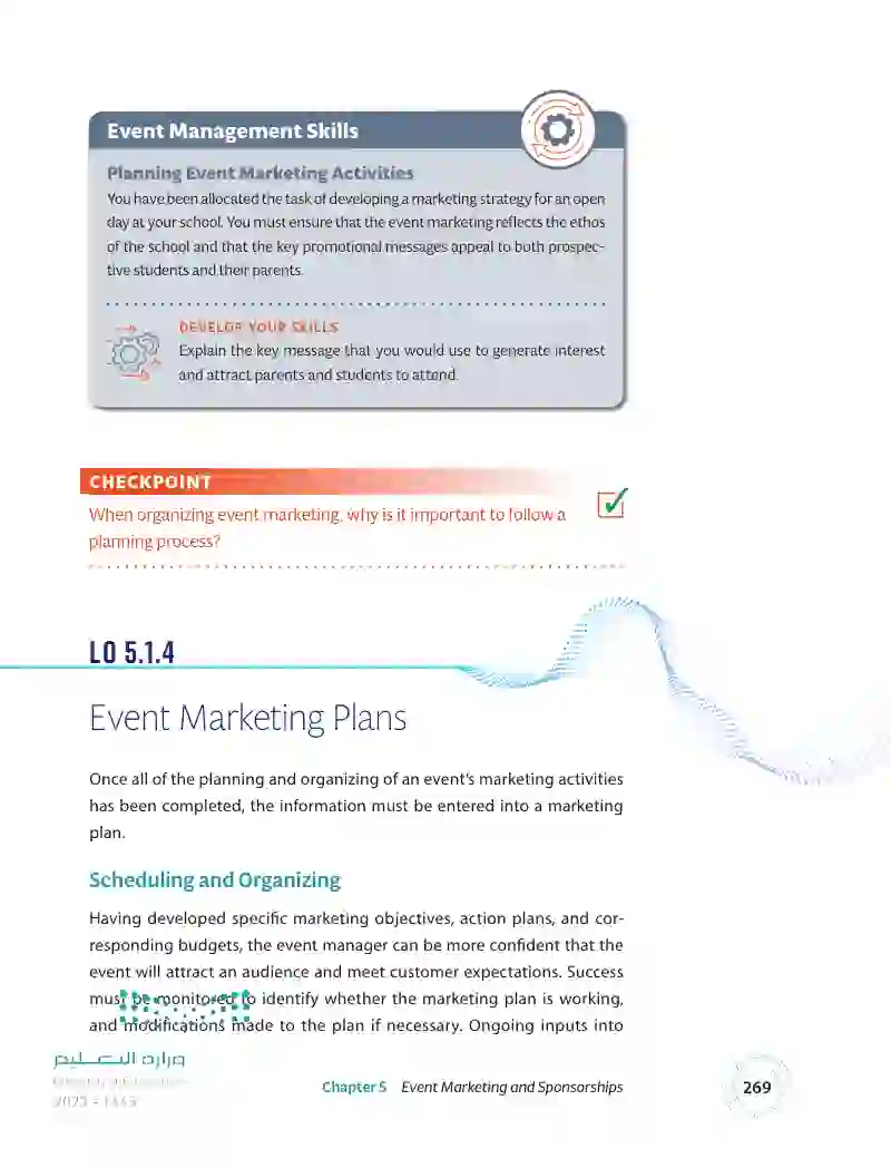 5.1 Planning Event Marketing