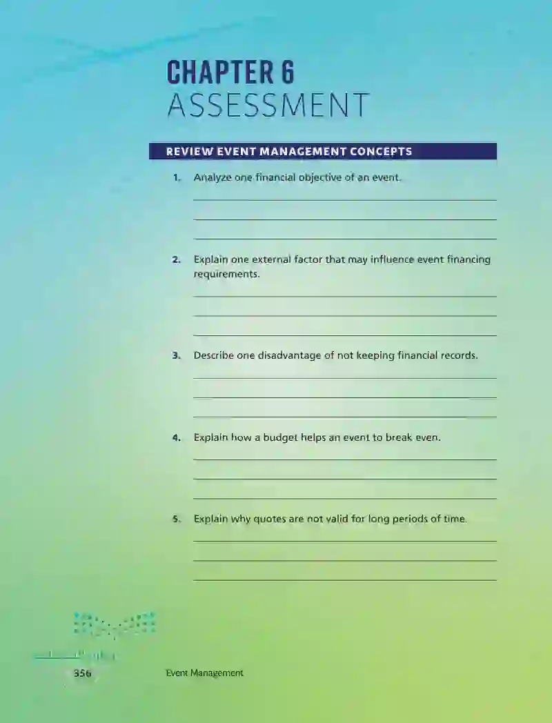 Chapter 6 Assessment