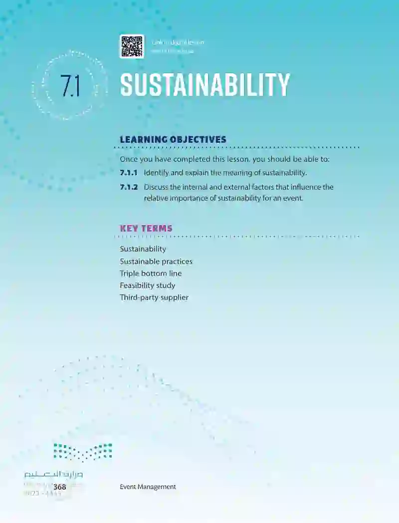 7.1 Sustainability