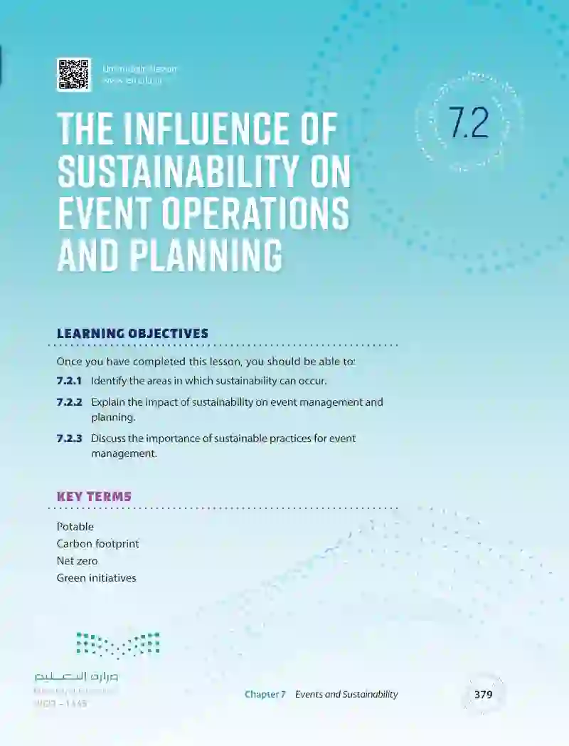 7.2 The Influence of Sustainability on Event Operations and Planning