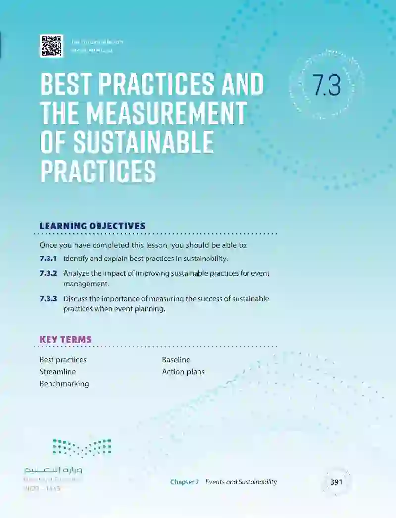 7.3 Best Practices and the Measurement of Sustainable Practices