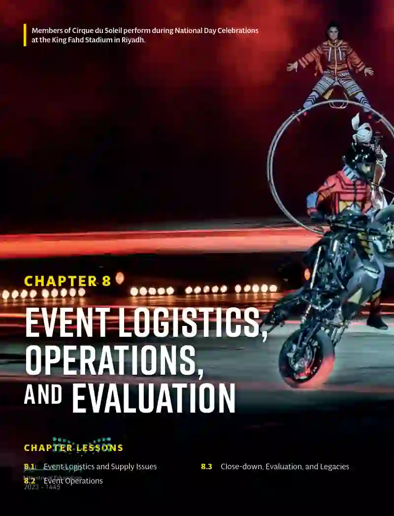 8.1 Event Logistics and Supply Issues