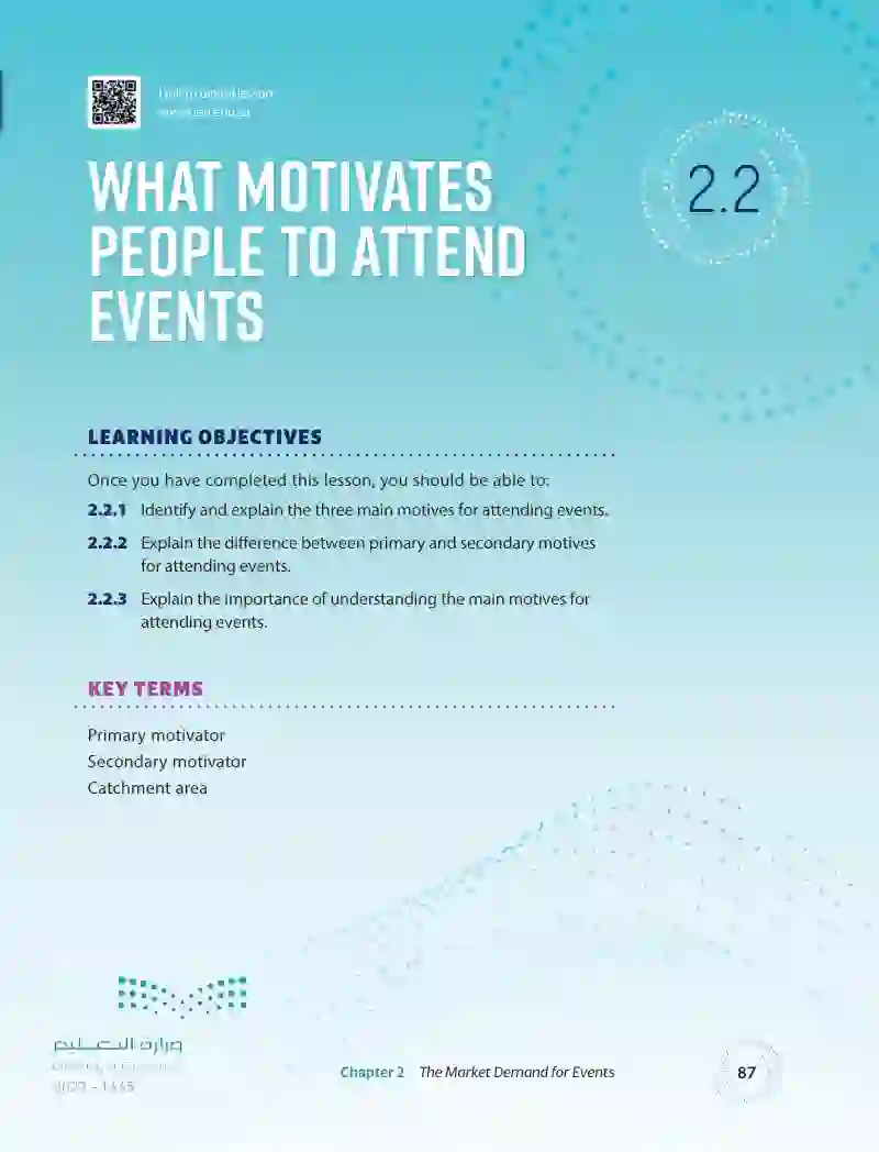 2.2 What Motivates People to Attend Events