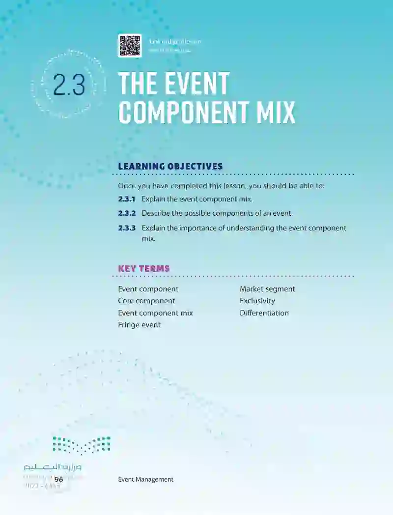 2.3 The Event Component Mix