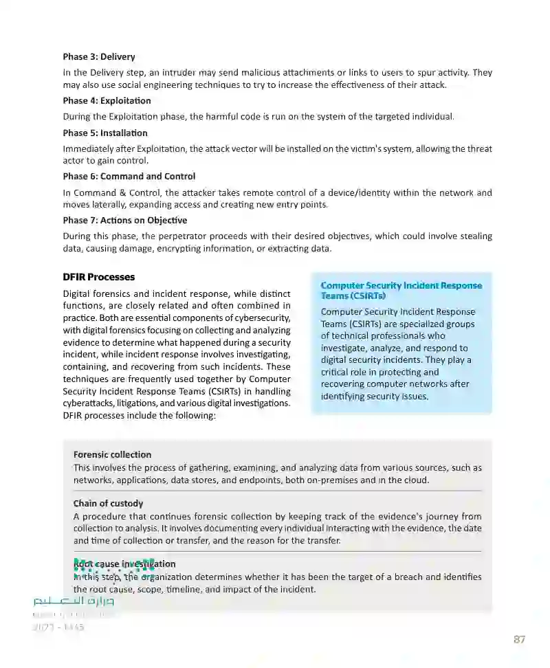 Lesson 3 Digital Forensics and Incident Response