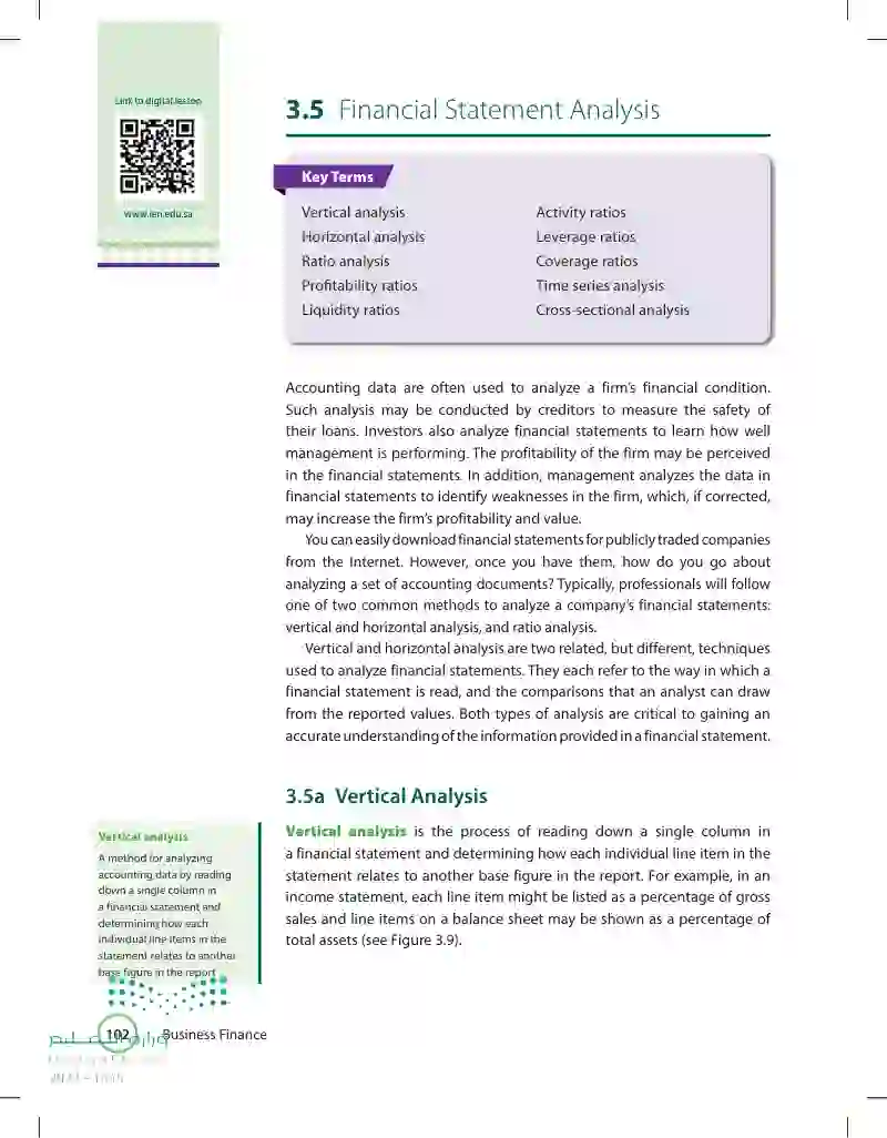 3.5 Financial Statement Analysis