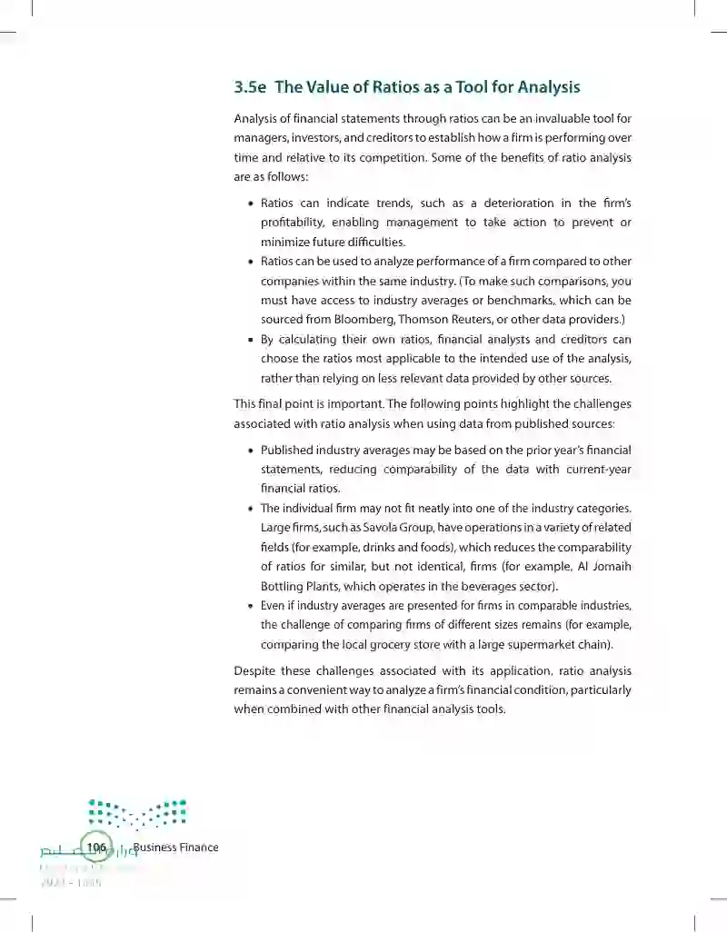 3.5 Financial Statement Analysis