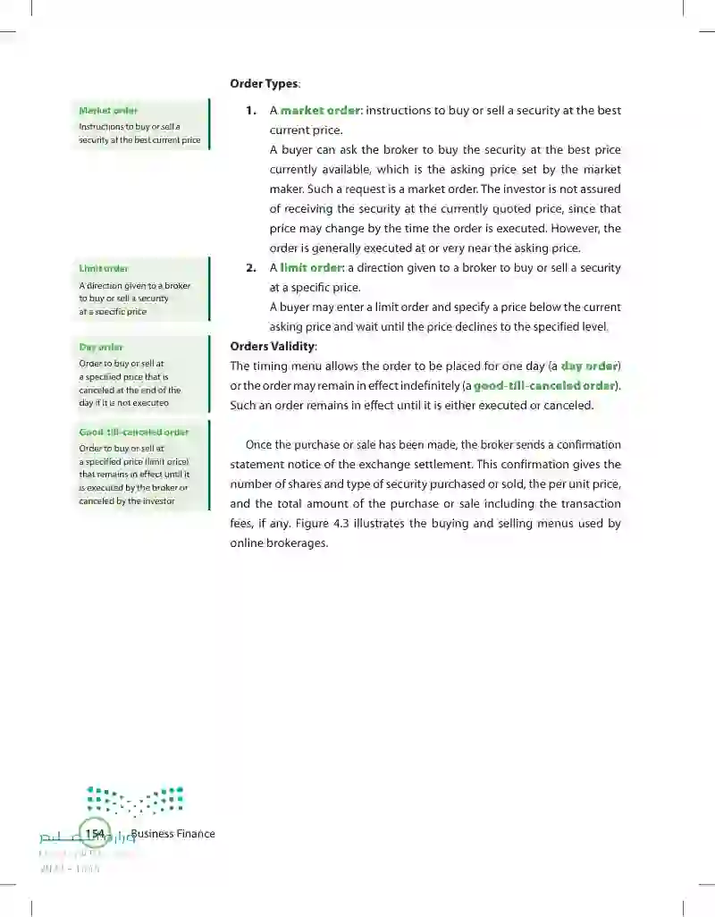 4.2 The Mechanics of Investing in Securities