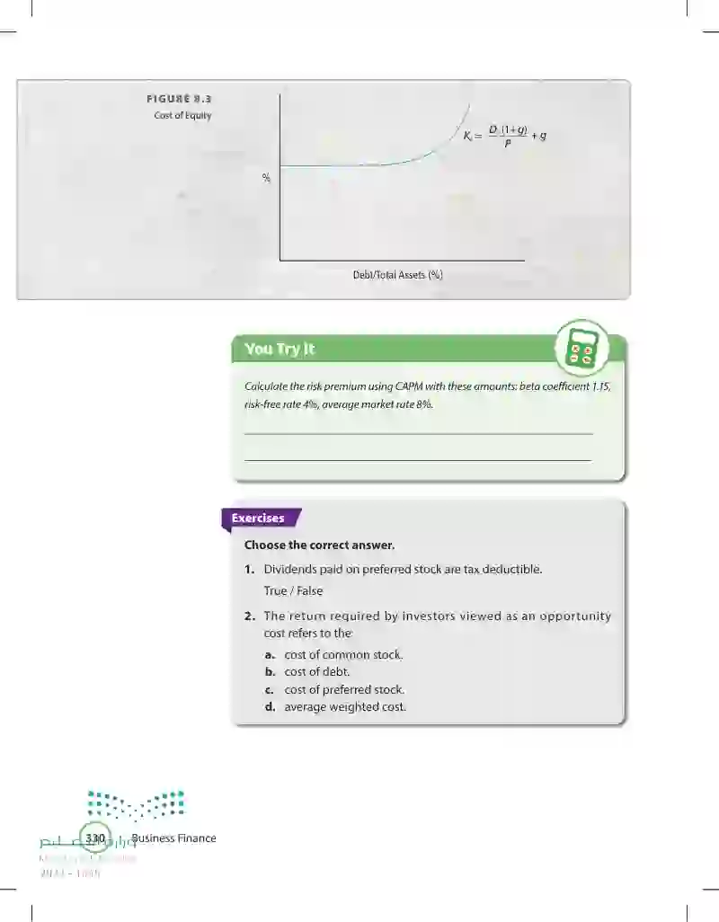 8.1 Cost of Capital Components