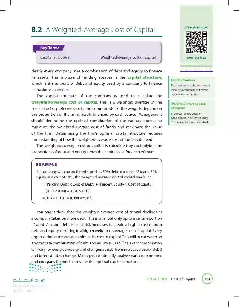 8.2 A Weighted-Average Cost of Capital