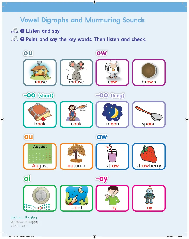 Vowel Digraphs and Murmuring Sounds