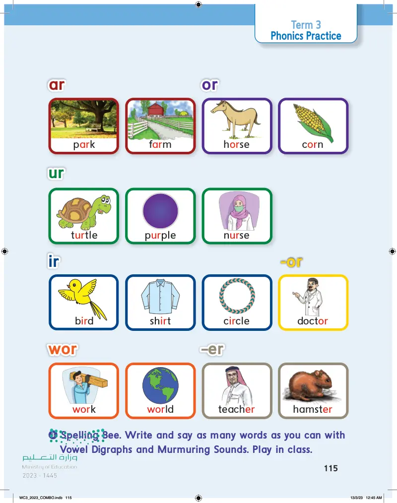 Vowel Digraphs and Murmuring Sounds