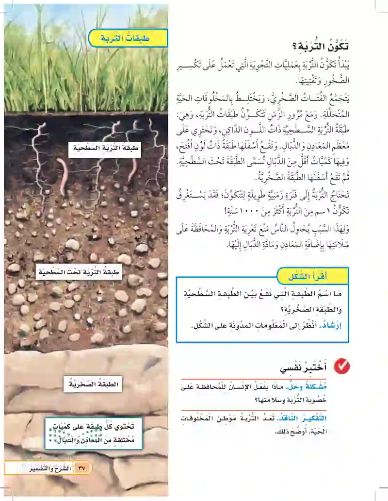 الدرس الأول: التربة