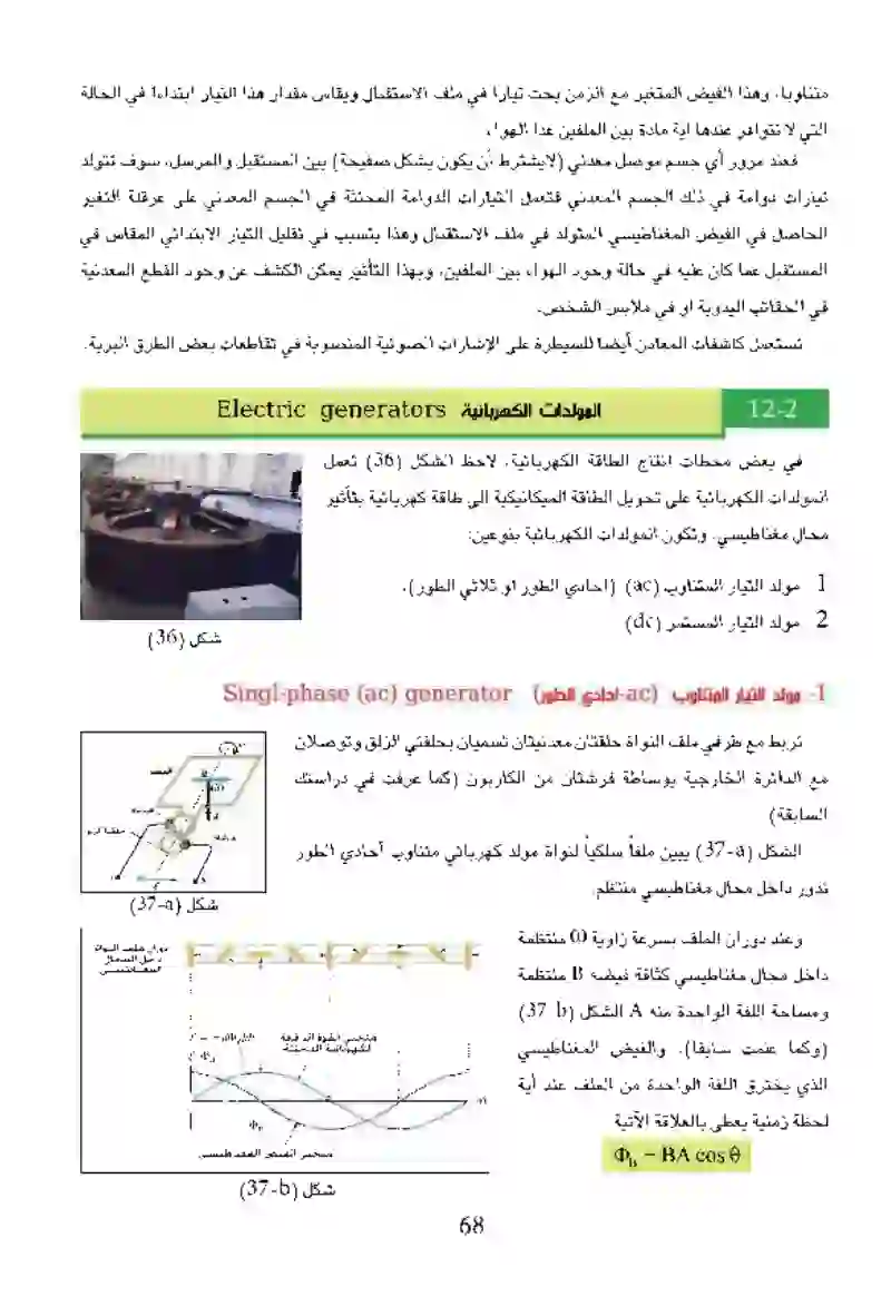 2-12 المولدات الكهربائية