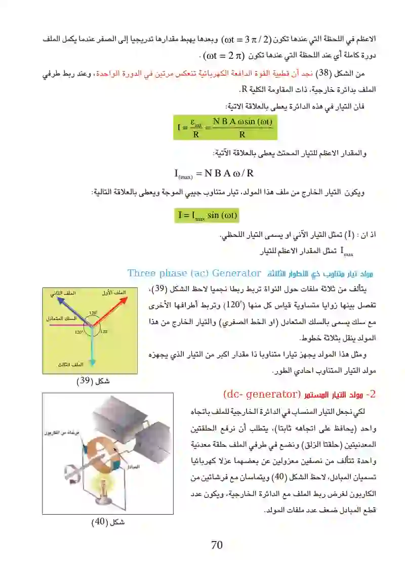 2-12 المولدات الكهربائية