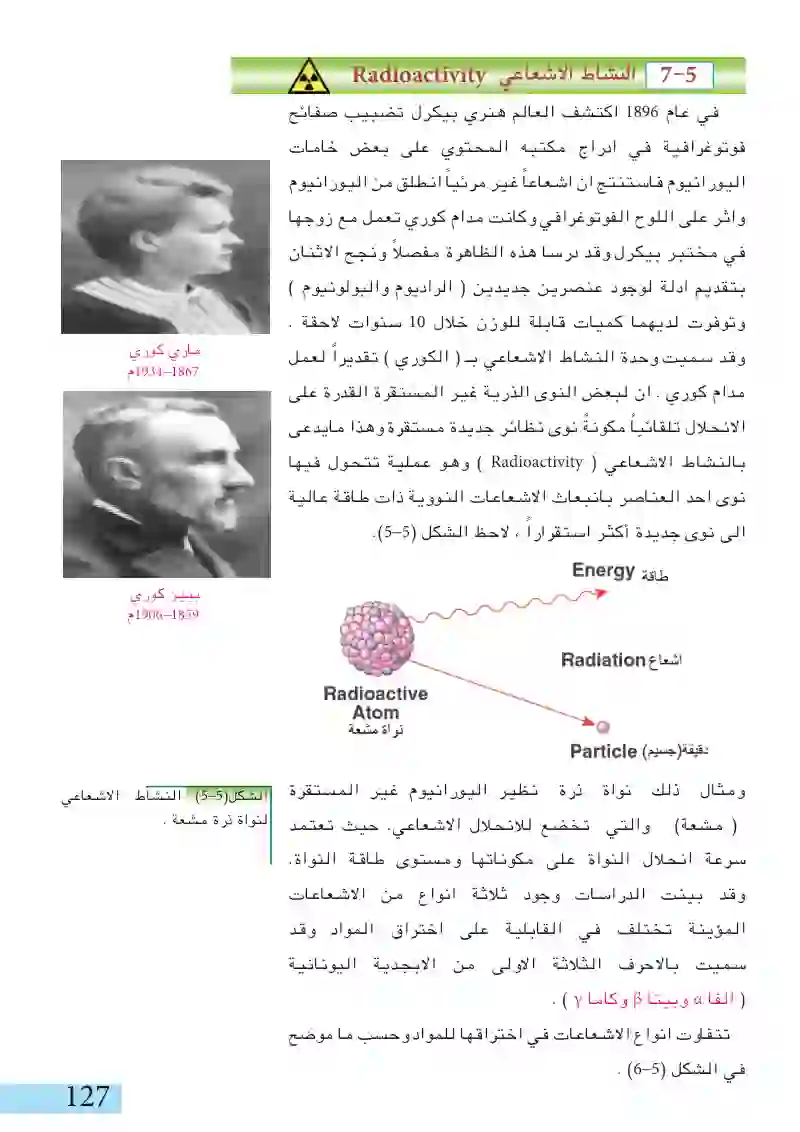 5-7: النشاط الإشعاعي