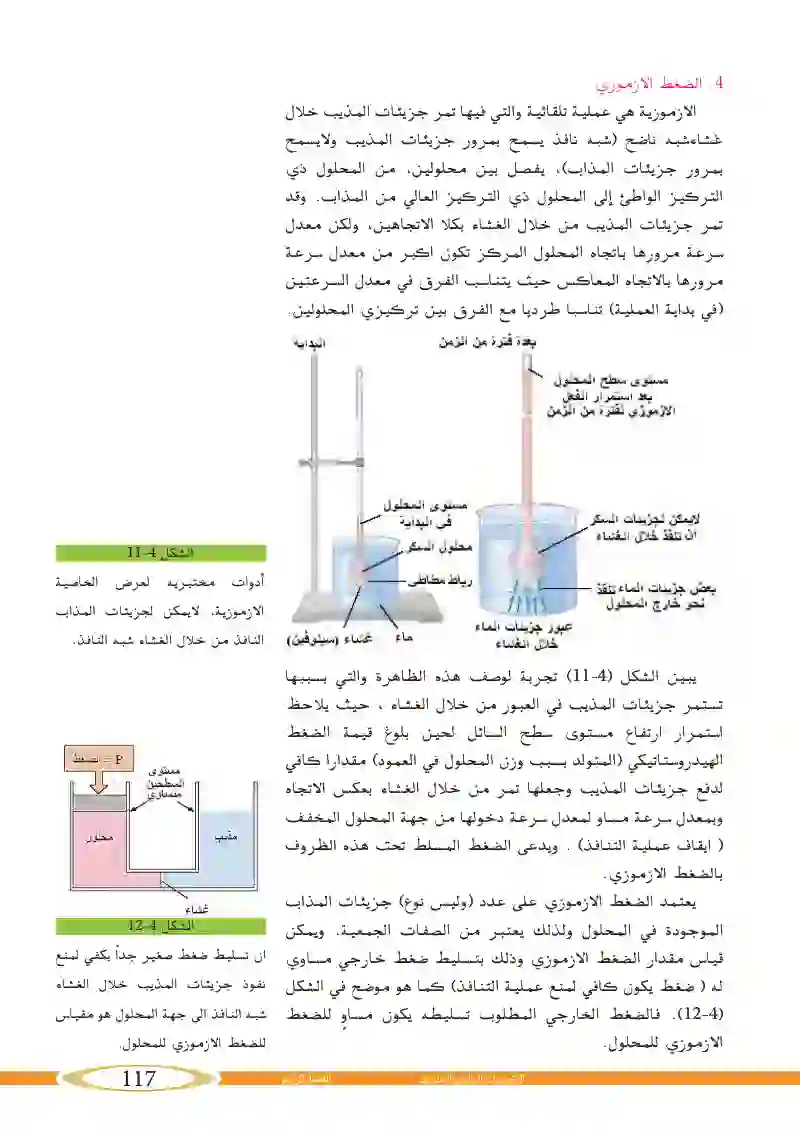 5_4 تأثير المذاب غير المتطاير على بعض صفات المذيب