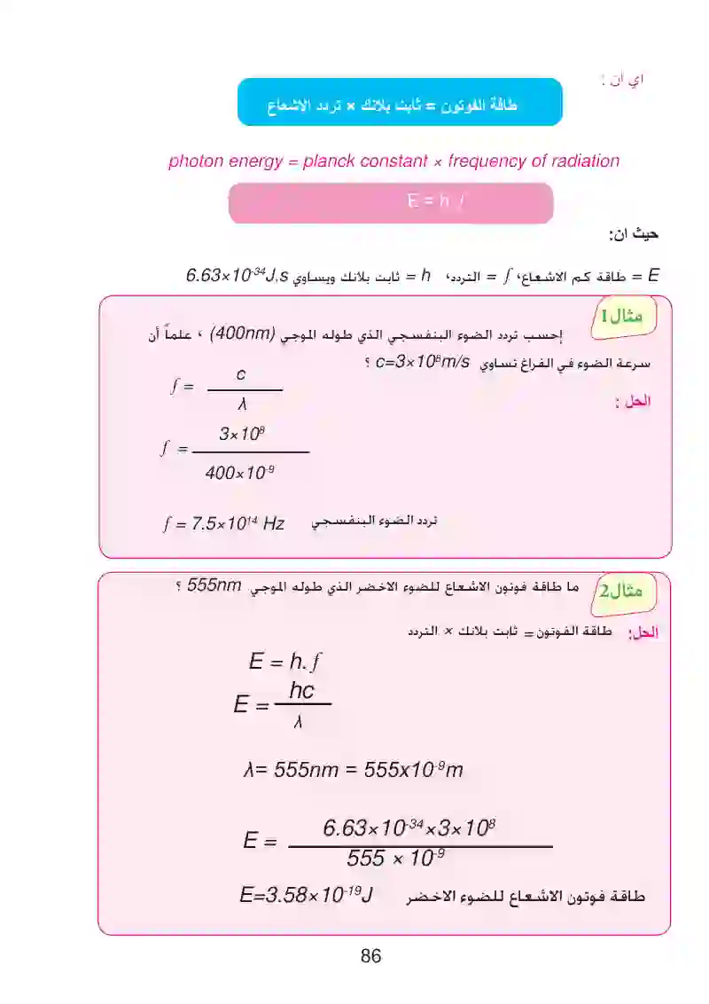 5-1: طبيعة الضوء وانتشاره