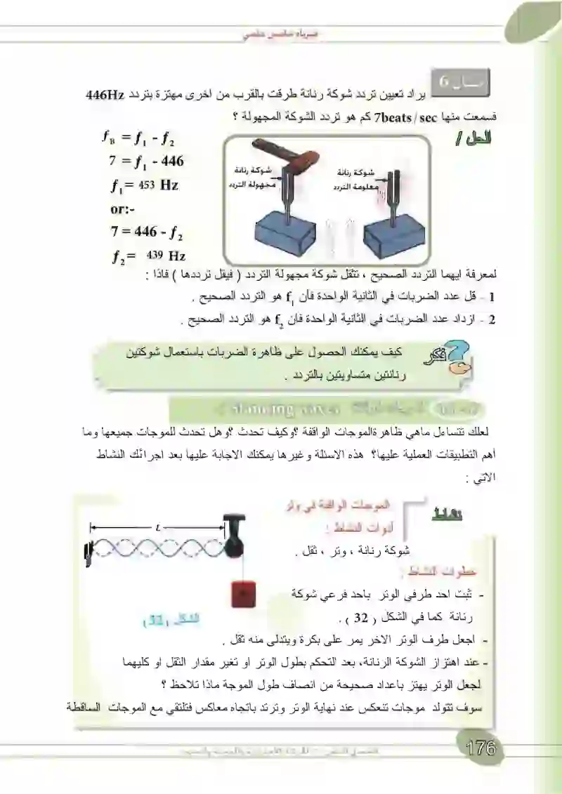 8-16 الموجات الواقفة