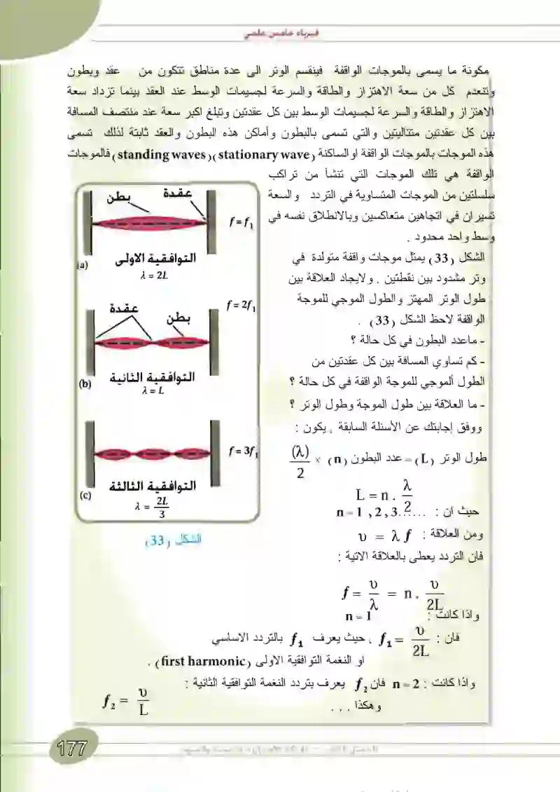 8-16 الموجات الواقفة