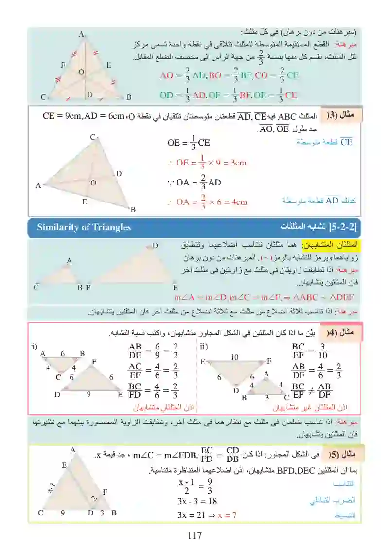الدرس2-5: المثلثات