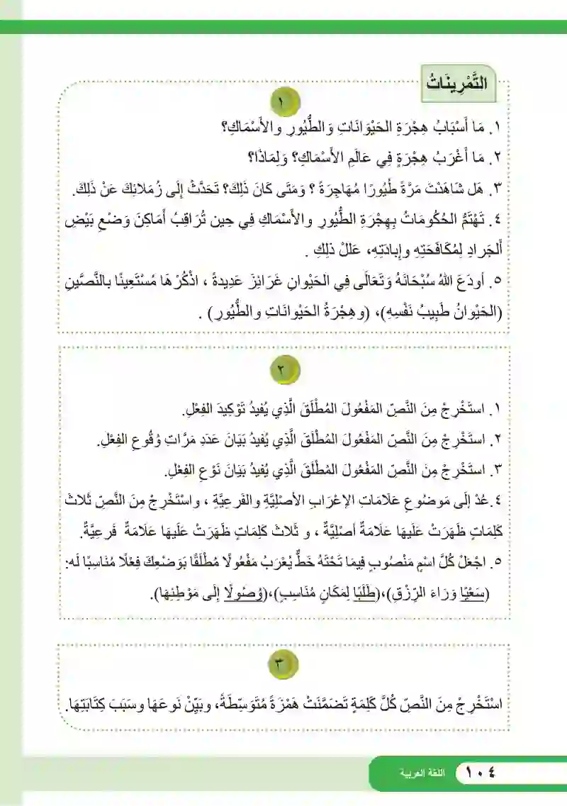 الدرس الثاني: قواعد اللغة العربية