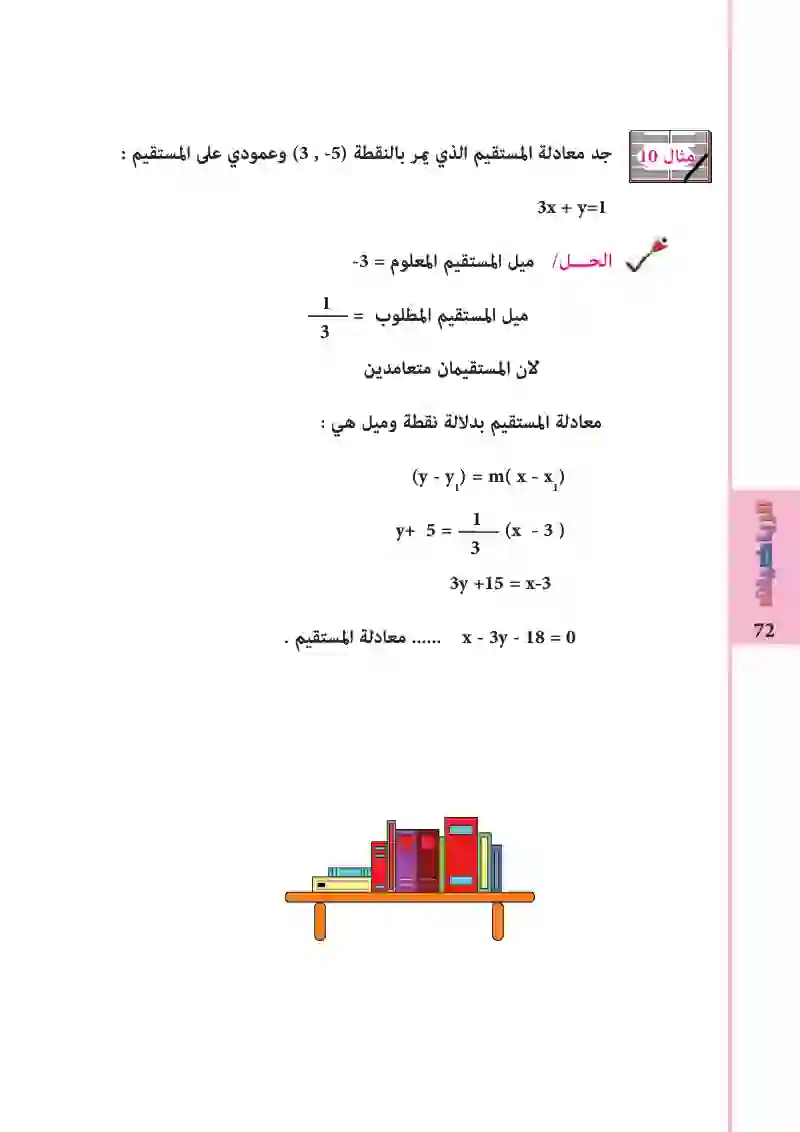 4-5/4-6: العلاقة بين ميلي مستقيمين متوازيين/ متعامدين