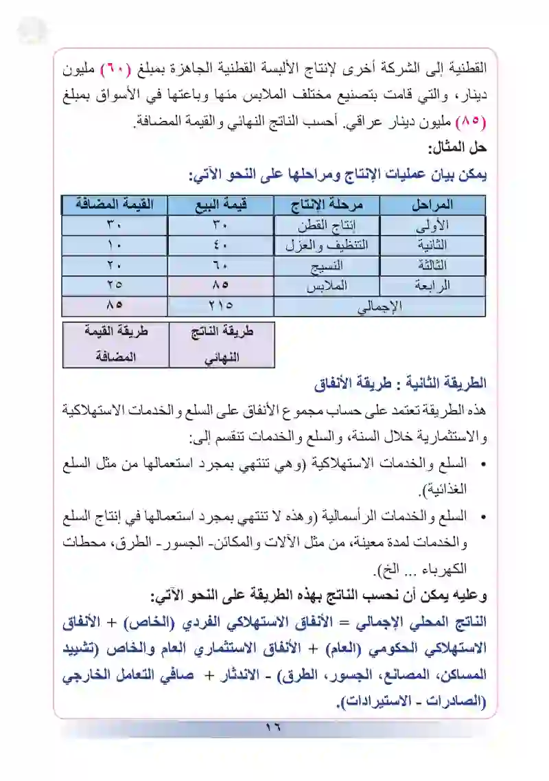 المبحث الثالث: الدخل القومي