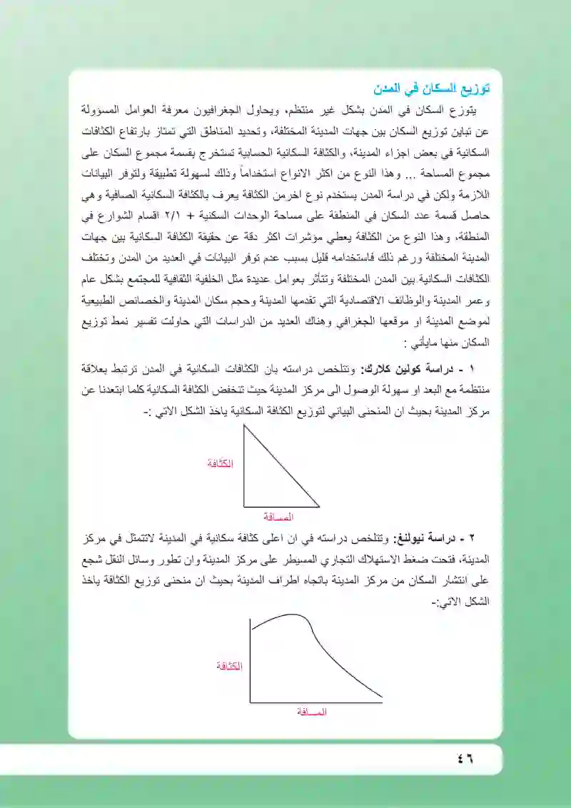 أولاً: جغرافية المدن