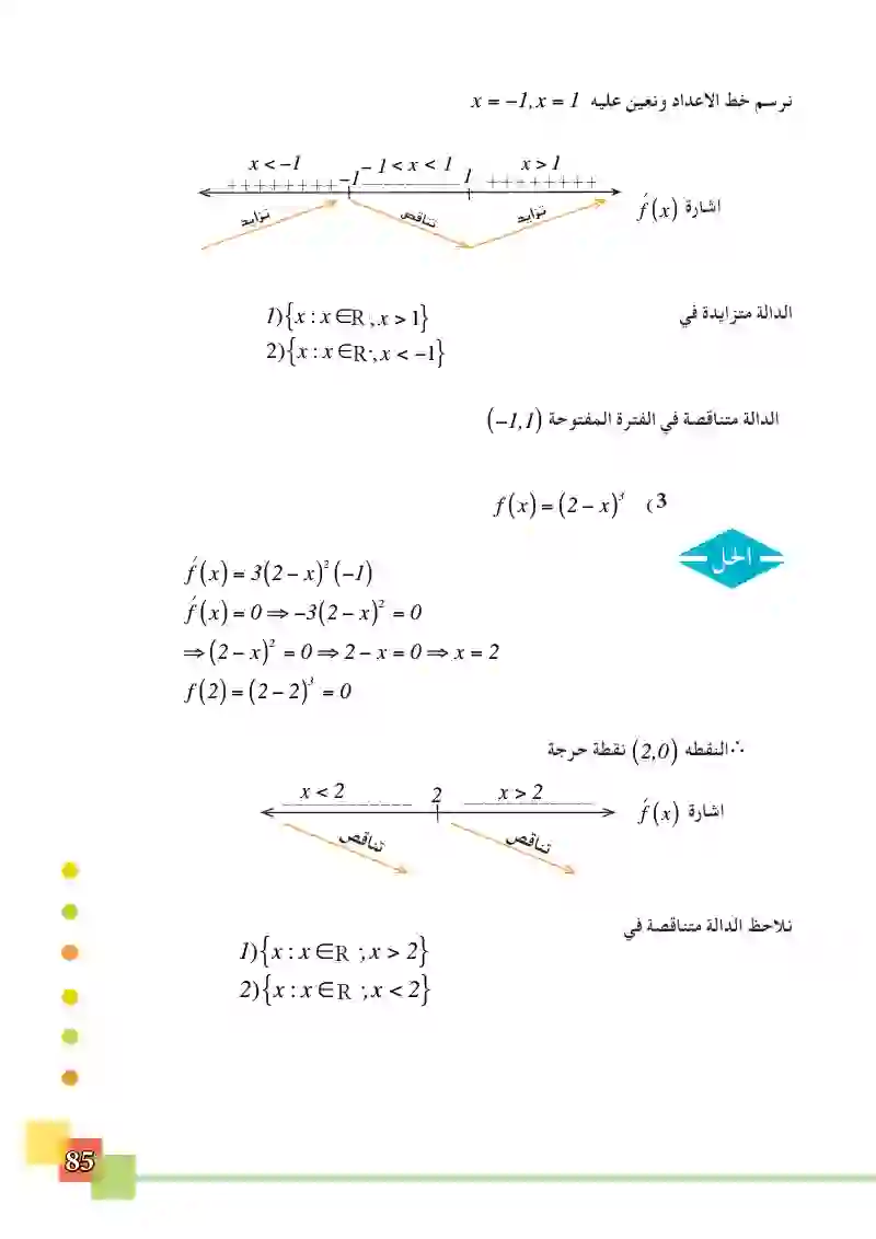 3-7 النهاية العظمى والصغرى