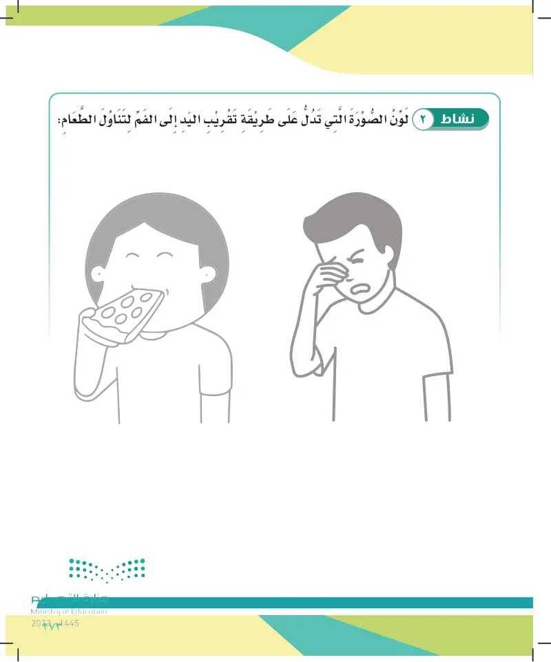 الدرس الثالث عشر: مهارة الأكل باليد- الملعقة