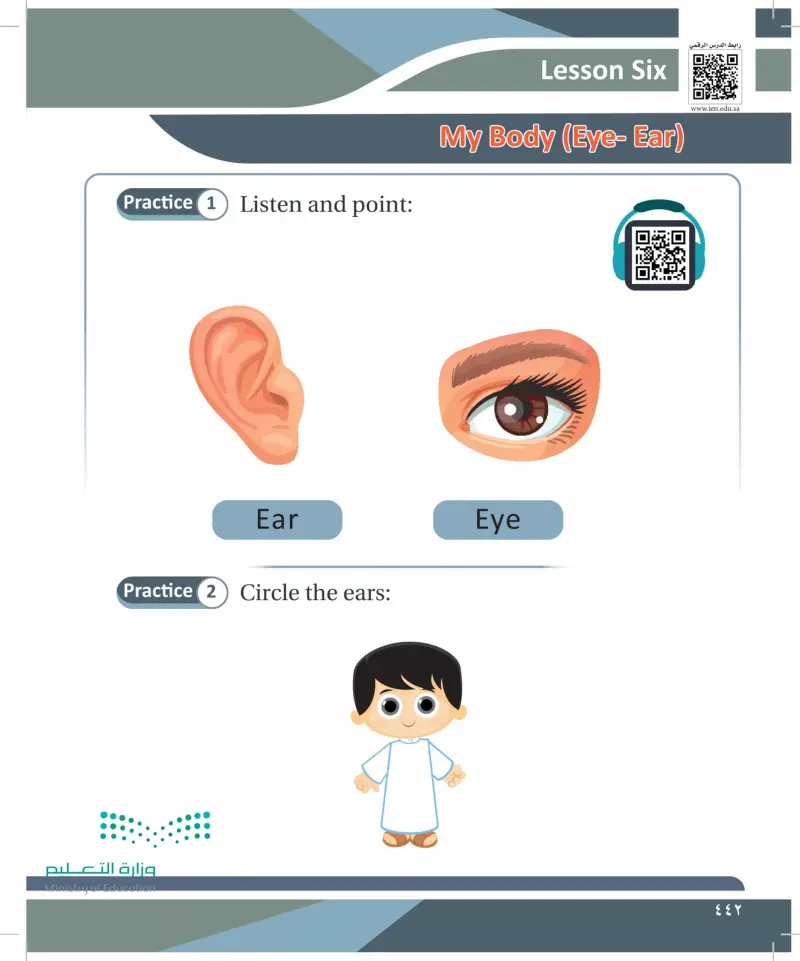 Lesson Six: My Body (Eye- Ear)