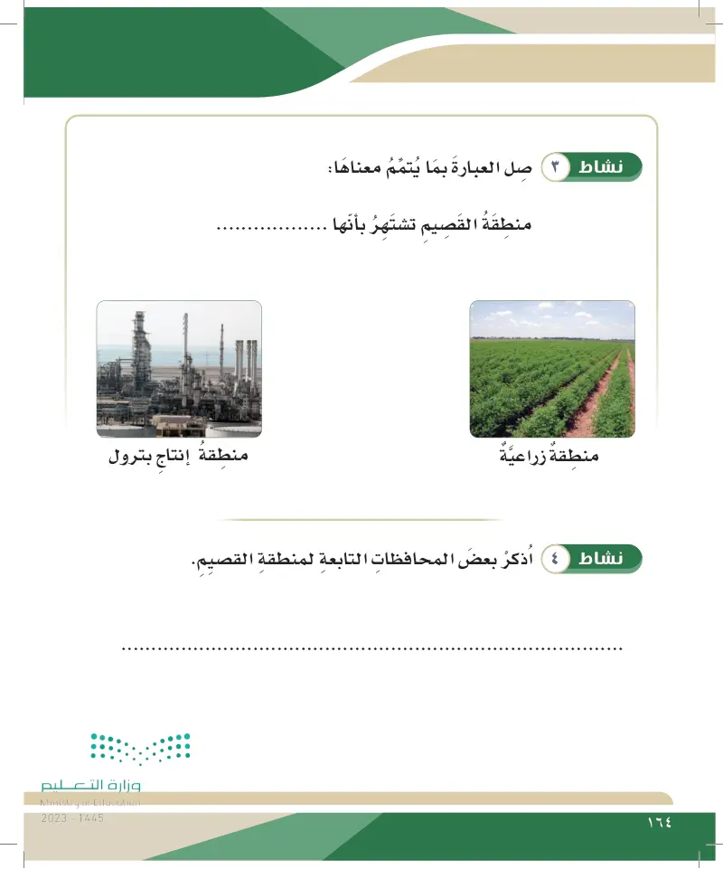 الدرس الرابع عشر: المناطق الإدارية في المملكة العربية السعودية (الشرقية - قصيم - حائل)