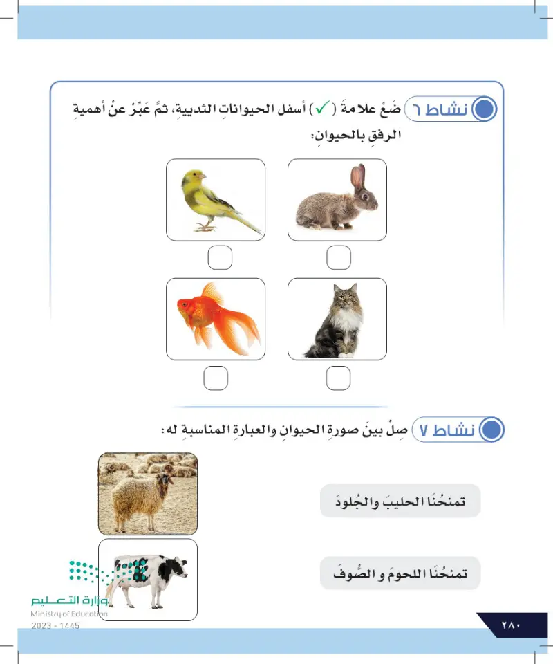 الدرس الثامن: الثدييات