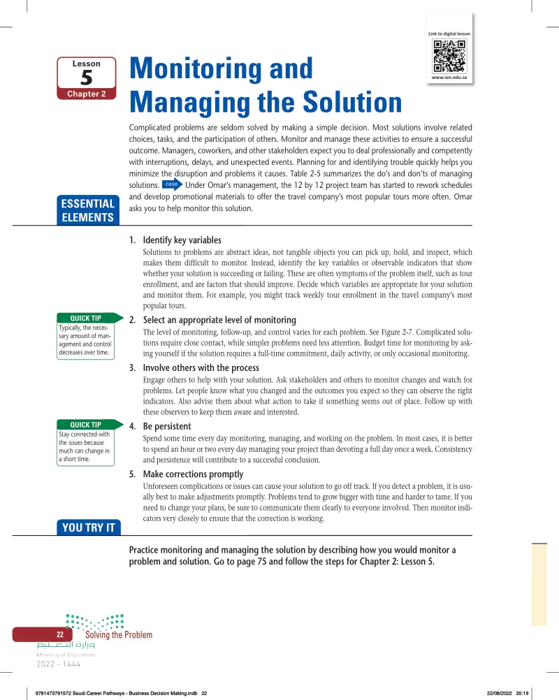 5: Monitoring and  Managing the Solution