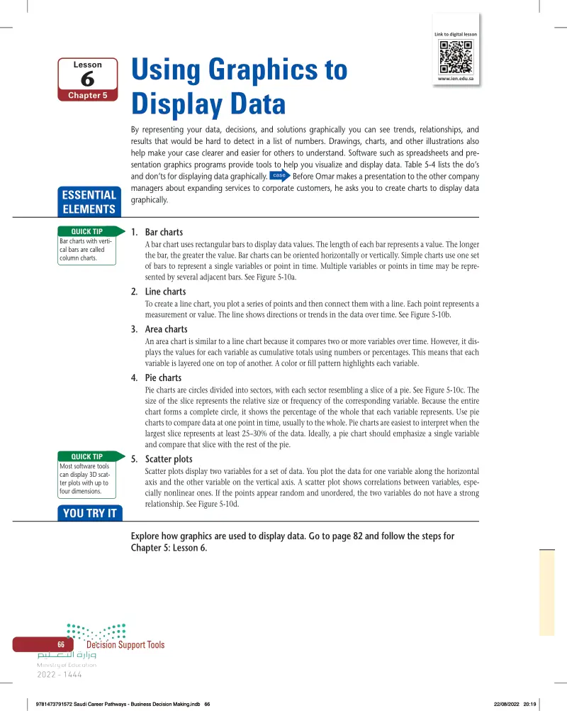 6: Using Graphics to  Display Data