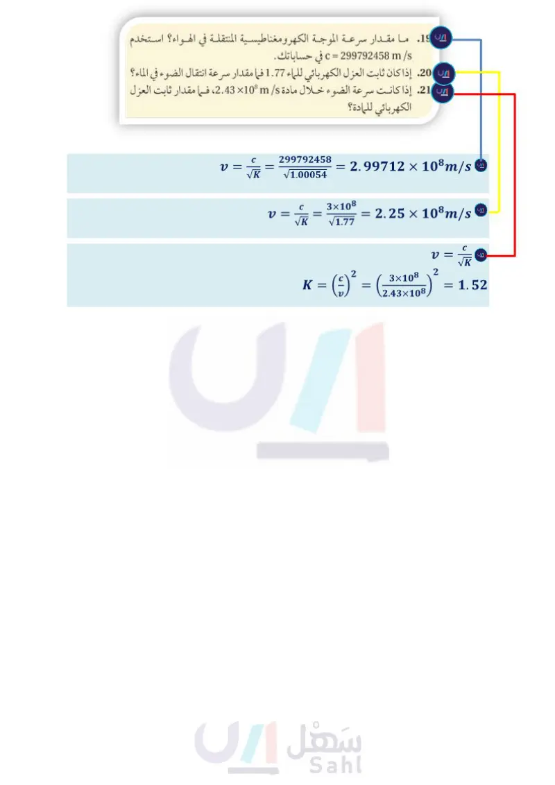 2-2 المجالات الكهربائية والمغناطيسية في الفضاء