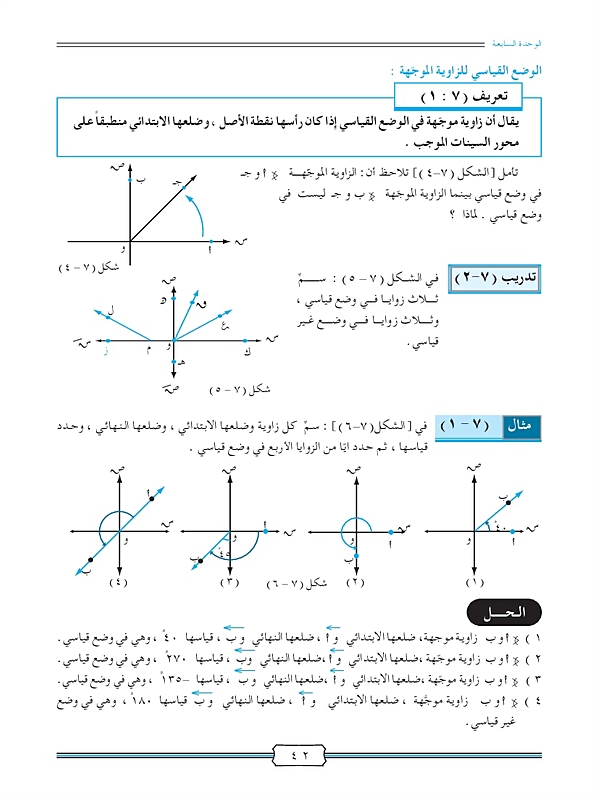 الزاوية الموجهة